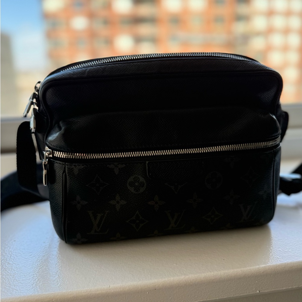 Authentic Louis Vuitton Monogram Eclipse Messenge… - image 3